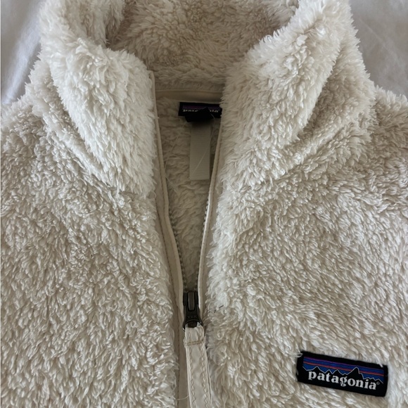 Patagonia Cream Sherpa Quarter-Zip Pullover - Picture 2 of 3